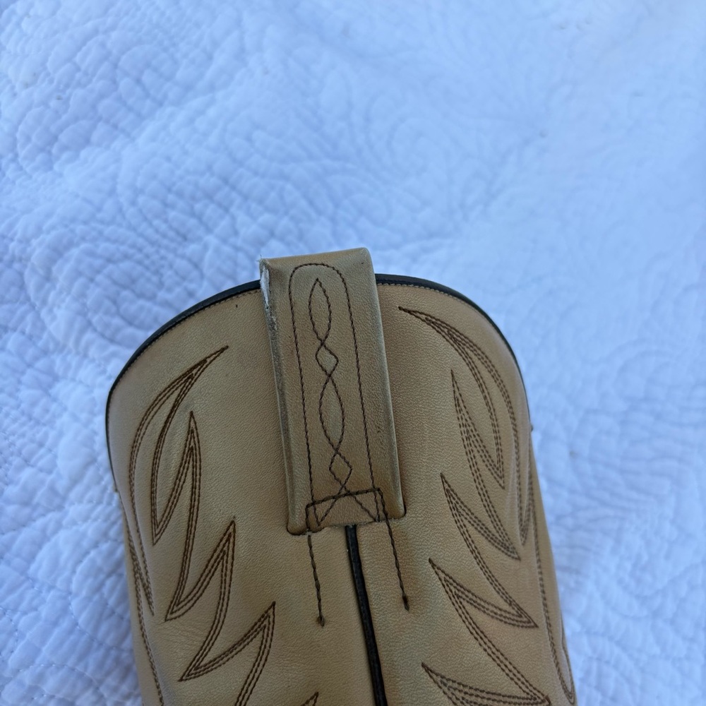 Dan Post Western Cowboy Boots | Leather | Vintage | Sz 6.5 - Picture 7 of 16